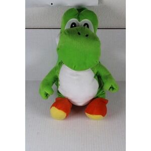 Nintendo Super Mario Bros 16” Yoshi Plush Backpack Coin Pouch Bioworld NEW